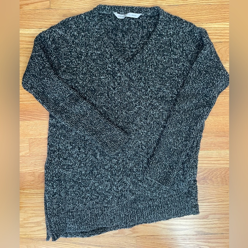 Athleta sweater with side zipper